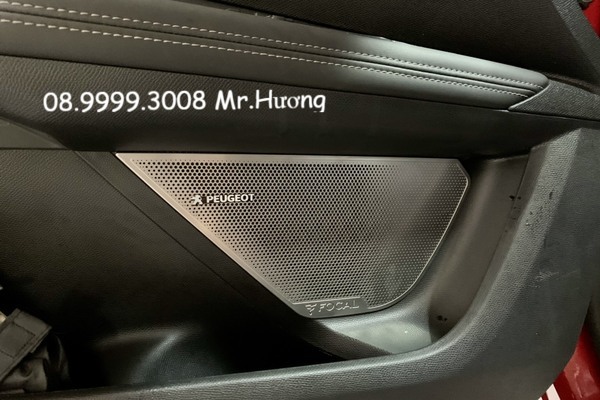 Ốp màng loa focal xe Peugeot 3008 & 5008 - Crom