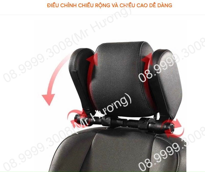 gối tựa đầu chữ u chống mỗi cổ peugeot