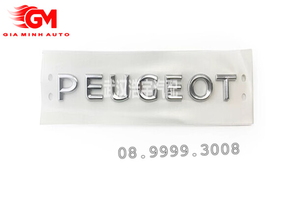 Chữ Peugeot trang trí đuôi xe