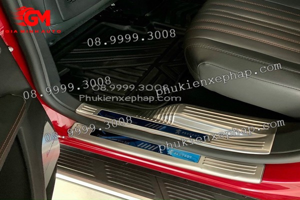 Ốp bậc cửa chống trầy xước inox peugeot 408 new