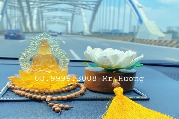 tượng phật quan âm đá lưu ly cao cấp