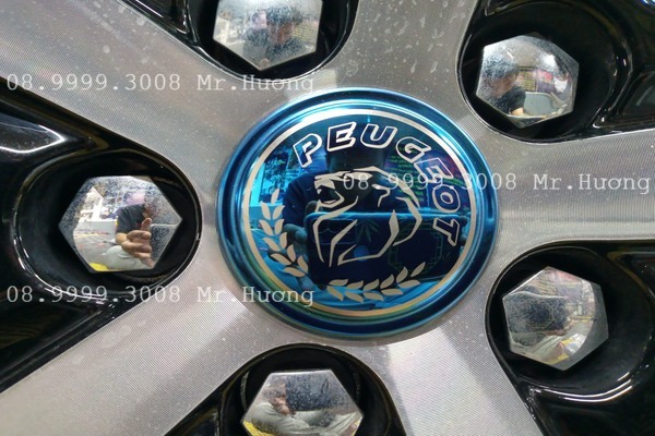 Chụp tâm la zăng bánh xe cho các dòng xe peugeot