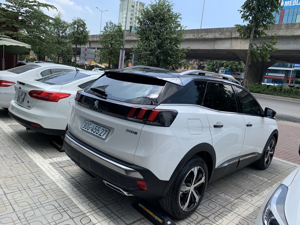 Thanh giá nóc xe Peugeot 3008 bản thiếu, baga mui xe peugeot