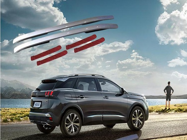 Thanh giá nóc xe Peugeot 3008 bản thiếu, baga mui xe peugeot